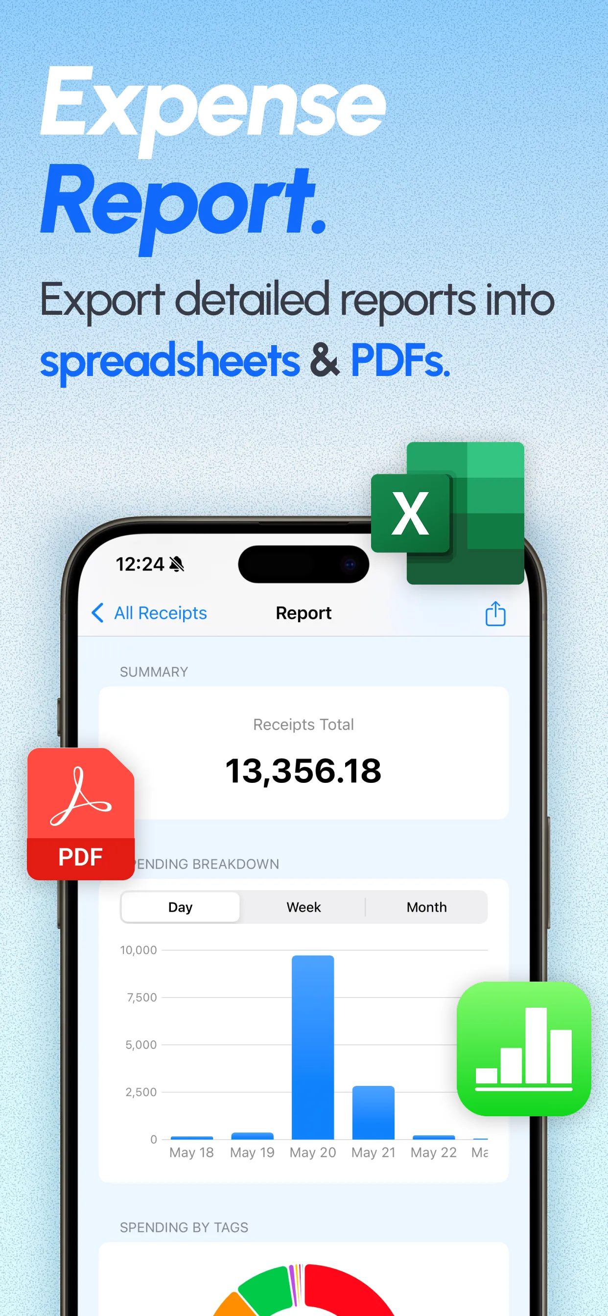 ReceiptGenie tag suggestions